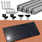 Photovoltaik Ziegeldach Befestigungssystem,Solar Alu Halterung Befestigung Schiene Dachhaken PV für 4 Module,Solarmodule Halterung Montageschiene Set für Solar Panel Verstellbar 30-35MM Dick