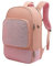 Dickly Tennis-Rucksack, Tennistasche, großes Fassungsvermögen, zur Aufbewahrung von Paddeln, Rucksack, Schlägertasche für Reisen, ROSA