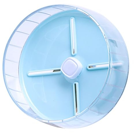 Hamsterrad, Leise Hamster-Übungsräder, Leise Spinner-Hamster-Laufräder Mausräder Ruhiges Rattenrad Für Rennmäuse, Zwerghamster, Rattenmäuse(20cm-Blau)