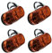 WOFASHPURET 4 Pièces Feu Arrière De Remorque Marqueur Lumineux Indicateur Lampe Feux De Position Latéraux De Voiture Ampoule De Marqueur Lumière Tournante E4 Côté Voiture Bande Annonce Pc