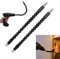 Superbit,Superbit Tool,2pcs Super Bit,Flexible Drill Bit Extension,Superbit Screwdriver Flexible,Bends and Twists 360 Degrees Screwdriver Tool (2pcs,Black)
