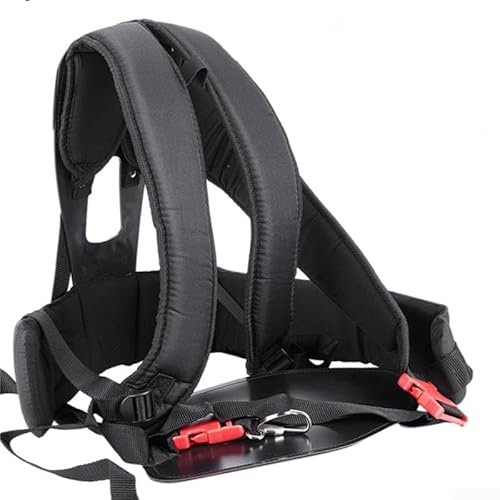 EXTRWORY Trimmer Shoulder Strap, Grass Cutter Accessories Double Shoulder Strap Harness, Brushcutter Shoulder Strap