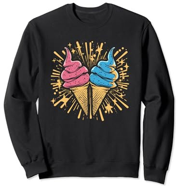 Crème glacée Cartoon Look Sweatshirt