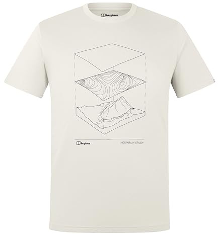 Berghaus Herren Everyday Elements T-Shirt | 100% Baumwolle T-Shirt, Stone, 3XL