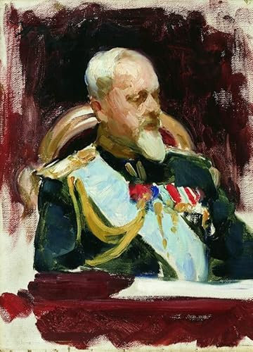 PSVDCTOO Vintage Malerei Poster Poster Bilder Studie Für die feierliche Sitzung des staatsrates von il ya repin für Home Dekoration60x90cm