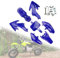 MUEOSI Kunststoff-Verkleidungskörper-Kits passend for CRF50 XR50, CRF 50 Pit Dirt Motor Trail Bike 50cc 70cc 90cc 110cc 125cc 140 Verkleidungskotflügel-Kit(Size:Blue)