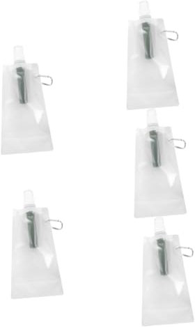 BESPORTBLE 5 Stück Wasserreiniger Faltbarer Wasserbeutel Outdoor Wasserbehälter Wanderzubehör Praktischer Wasserbeutel Faltbarer Wasserbeutel Wasserfilterbeutel Wander Wasserbehälter