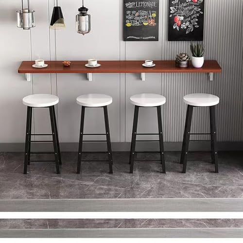 Aufbewahrungsregal für küch，Waschküche platzsparend wandtisch，Balkon klapptisch büro，Multifunktional schreibtisch klappbar，Wohnzimmer, Schlafzimmer, Büro, Schreibtisch, Küche(Teak color,60*30cm/24*11.
