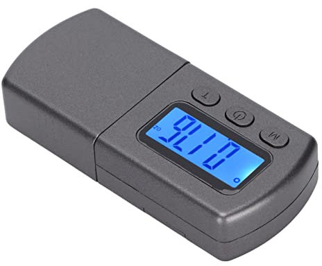 Akozon Plattenspielerkraft, Tracking-Manometer für Tonarm-Phono-Wagenwaage, Blaue LCD-Hintergrundbeleuchtung