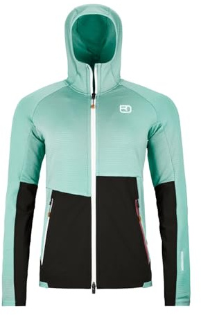 ORTOVOX Fleece Rib Hoody, Damen, Aquatic Ice, L