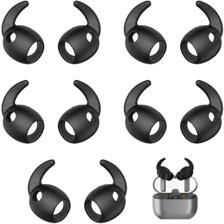 FDKYOEK 5 Pairs Ear Hook Compatible with Samsung Galaxy Buds 3 Pro, Silicone Earbud Covers for Samsung Galaxy Buds 3 Pro, Comfortable Fit