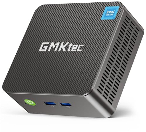 GMKtec G3 Plus Mini PC Twin Lake N150 (mis à niveau N100) 8 Go de RAM 512 Go M.2 2280 SSD Mini ordinateur de bureau prend en charge Windows 11 Pro/Dual HDMI/WiFi6/BT5.2