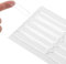 40 PCS Door Pads Stop Slamming, Self Adhesive Cabinet Rubber Bumpers for Cabinets Door 6.2 cm Clear Furniture Bumper Strips Buffer Pads Quiet Silicone Wall Protector for Doors Drawers Sound Dampening