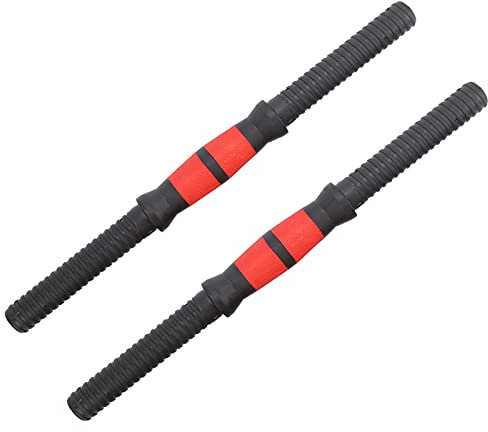 Hyperbellstange für Hanteln, Hantelstange, Hantelstange Zum Heben von Hanteln, 40 Cm Hantelstangen, Gewicht mit 4 Muttern, Fitnessgeräte