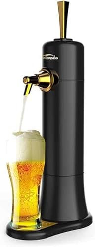 XBDLYQBD Pompe à bière - Distributeur de bière portable Pompe à bière à prise pour la maison Machine à bière de table Machine à mousse de bière moussant à vibration ultrasonique
