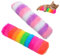 Classicseali 2 Stück Baldriankissen für Katzen,Katzenspielzeug Baldrian,Weich und Flauschig Katzenminze Kissen,Plüschkissen Cat Toys,Baumwolle Regenbogenfarben Katzenkissen Minze