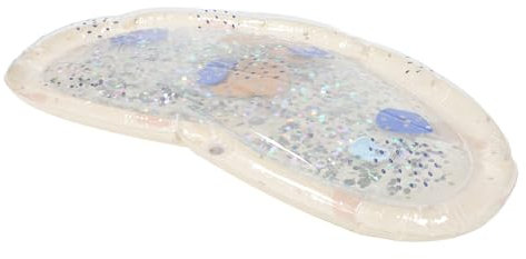 Milisten Colchoneta Interactiva de Agua para Bebés Colchoneta de Juego Inflable 100% PVC Diseño Estimula el Desarrollo Motor para Actividades Interior 1 Pieza