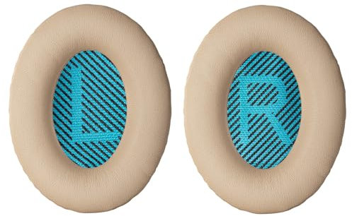 Aurivor Ersatz-Ohrpolster Ohrkissen für Bose QuietComfort QC 35 (ii) 25 15 2 Kopfhörer, Prämie Polster für QC35 (ii) QC25 QC15 QC2 SoundTrue SoundLink AE2|AE2i|AE2w Over-Ear Kopfhörer