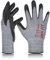 DEX FIT Guantes de Trabajo FN330, Ajuste Cómodo Elástico 3D, Buen Agarre, Recubrimiento de Espuma Duradero de Nitrilo, Táctil, Fino y Ligero, Lavable en la Lavadora, Gris 10 (XL) 12 Pares