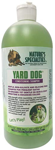 Nature's Specialties Yard Dog Shampoo für Hunde & Katzen - Sensitiv Hundeshampoo - Pflegendes Shampoo für Hunde - Entfettung & Tiefenreinigung - Sanfte Formel - Frischer Duft, 946ml