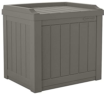 Suncast Rowlinson Florida 83L Storage Box - Stone Grey