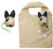 1Pc niedliches Cartoon-Tier Hund gedruckt Wiederverwendbare Einkaufstaschen Reise Faltbare Tote Aufbewahrung Handtasche Schnappen Grocery Öko-Tasche für Frauen-Mädchen