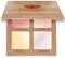 Palette Highlighter Maquillage Illuminateur Poudre Bronzer Kit - Avec Miroir Pour Peau Claire à Moyennement Foncée - 4 Couleurs Chatoyantes Hautement Pigmentées - Vegan, Hypoallergénique