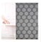 Relaxdays Duschrollo, 100x240 cm, Seilzugrollo für Dusche & Badewanne, Badrollo wasserabweisend, Decke & Fenster, grau