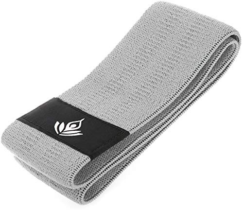 com-four® Yoga Widerstandsband aus Polyester und Gummi, Gymnastikband | Pilates und Yoga - Fitnessband - Flex-Loop - Fitness-Schlaufe für Workout