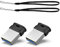 Vansuny 2 Pezzi Pendrive USB 3.0 32GB Mini Chiavette USB 3.0 32 Giga Memoria USB Flash Drive Portatile Pennette USB con Cordino per Computer, PC, TV, Nero