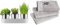 WMF Gourmet Kräutertopf mit Bewässerungssystem 3-teilig, Kräutergarten für die Küche, 36x 12,5X 12,5 cm, für frische Küchenkräuter, weiß & Küchenhandtuch-Set, 3-teilig, Handtuch, Geschirrhandtuch
