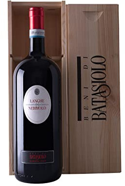 Batasiolo, LANGHE DOC NEBBIOLO - Bottiglia in formato Magnum da 1,5 l di Vino Rosso Fermo Secco, Delicato e Pungente