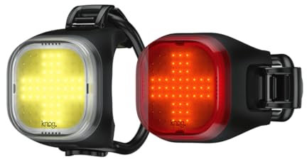 Knog Blinder Mini Twinpack-Cross-Black, Light Unisex-Adult, Not Mentioned