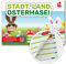 rudy games - Stadt, Land, Osterhase! - Stadt, Land, Fluss Vorlage Block für Kinder, Teenager und Familien - Ostergeschenk | Osterfeier | Familienspiel | Geschenk | Feier | Mitbringsel | Mitgebsel