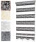 Bailena® Doppelrollo Klemmfix ohne Bohren - 4in1 Duo Rollo mit Muster Schwarz Silber Glitzernd 120x200cm - Ranken & Blumen Motiv Doppelrollo mit Perlen - Gardinen Rollos für Fenster & Tür