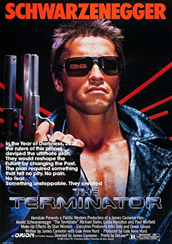 The Terminator Arnold Schwarzenegger Poster/Print/Picture Satin Photo Paper - A2-420mm x 594mm