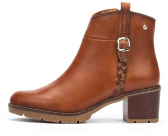 Pikolinos Stiefeletten mit Absatz in Leder LLANES für Frauen Farbe Marrón