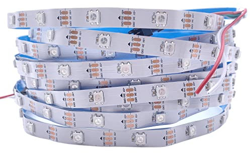 WS2812B RGB adressierbare 5M 30 LEDs/Pixels/m 150LEDs Streifen mit 5050 SMD LEDs NichtWasserdicht IP30