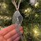 BTORER Weihnachts-Gedenkkugeln, ''I Have an Angel Watching Over Me'' Runde Form Design Engelsflügel Form Anhänger 2022 Weihnachtsdeko Weihnachtsbaum Ornamente Band Hängende Dekoration
