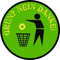 10xgrüne Nein Danke kein Bock auf grüne Gretl Greta Druck Plakette Fun Sticker Aufkleber Fridays for Future Klima Scheisse Plakette