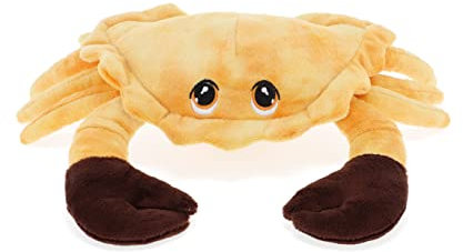 Keel Toys Keeleco – Plüschtier 100% recycelt – Ökologisches Spielzeug für Kinder – Plüschtier Krabbe 25 cm – SE2099