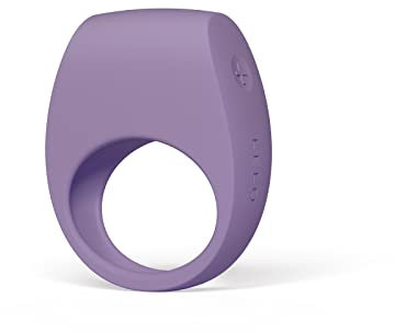 LELO TOR 3 Penisring Vibrator Klitorisstimulator mit App-Verbindung Cock Ring Penis Vibrator Penis Ring für Mann Cockring, Violet Dusk