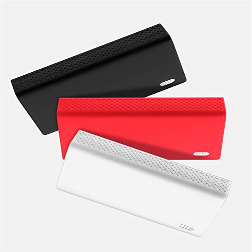 Anti-Slip Silicone Protective Case Cover For 30000mah Romoss Sense 8 / 8f / 8 + Soft Impact Resistant Case For Powerbank (Black Without Pattern)