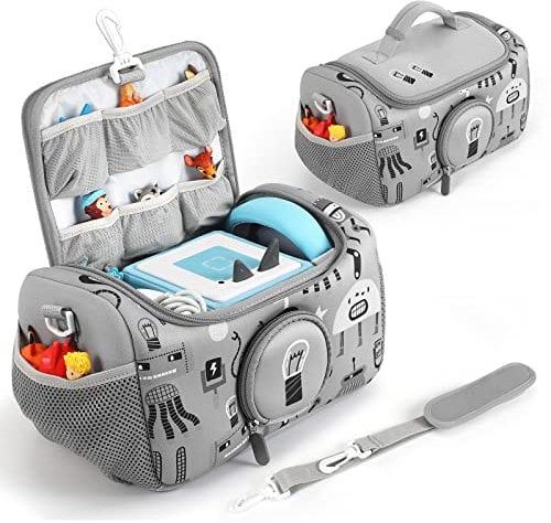 Tragetasche für Toniebox Starter Set, Aufbewahrungstasche für Toniebox Audio Player Tragebox für Toniebox Zubehör Reisetasche für Toniebox (Gray)