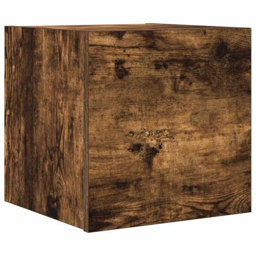 vidaXL TV Wandschrank Schrank Hängeschrank Fernsehschrank TV Möbel Aufbewahrung Mehrzweckschrank Wohnzimmer Räuchereiche 30,5x30x30cm