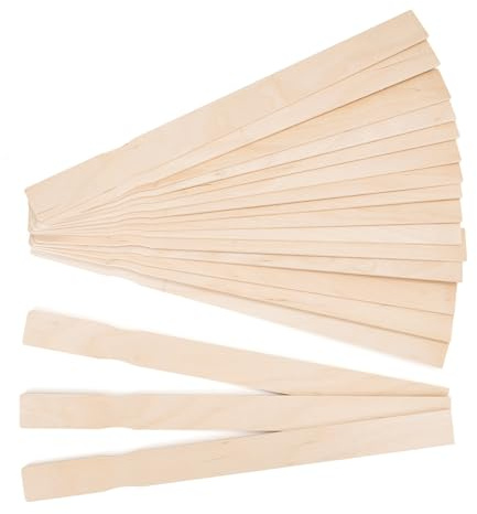 30 stycken färgomrörningspinnar, 30 cm långa träfärgsomrörare för blandning av färg, färgpinnar för biblioteksmarkörer eller trädgårdsväxtetiketter, blandningspinnar för gör-det-själv-hantverkspinnar
