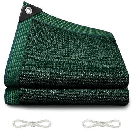 Glieskir 90% Blackish Green Shade Cloth for Garden, 3.3x6.5FT Resistant Garden Sun Shade Net, Durable Mesh Shade Tarp with Reinforced Grommets for Greenhouse, Plant, Chicken Coop, Pergola, Canopy