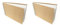 Artway Enviro - Skizzenbuch mit Spiralbindung - 100% Recycling-Zeichenpapier - Hardcover - 35 Blatt mit 170 g/m² - A4 Querformat (Packung mit 2)