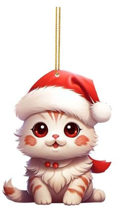1 Teiliges Weihnachten Basteln Funny Christmas Ornaments Anhänger Basteln Weihnachten Acryl Christmas Decorations Bunt Ornamente Weihnachtsdeko Basteln Lustige Weihnachtsbaumschmuck Zum Hängen