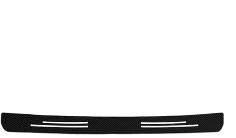 RIBONI Protección Borde Carga para DS para Spirit DS3 DS4 DS4S DS5 5LS DS6 DS7 Placa Protectora Parachoques Trasero Maletero De Coche Pegatina De Tira De Protección Antipatadas